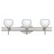 Besa Lighting Palla 5 Vanity, Carrera, Satin Nickel Finish, 3x40W Halogen 3SW-565819-SN - alternate 1